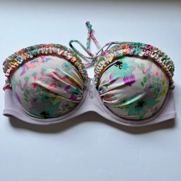 Bundle of 3 Bras Victoria's Secret Uplift Semi Demi VSX Sports Bra Swim Sz 34D - Picture 14 of 14